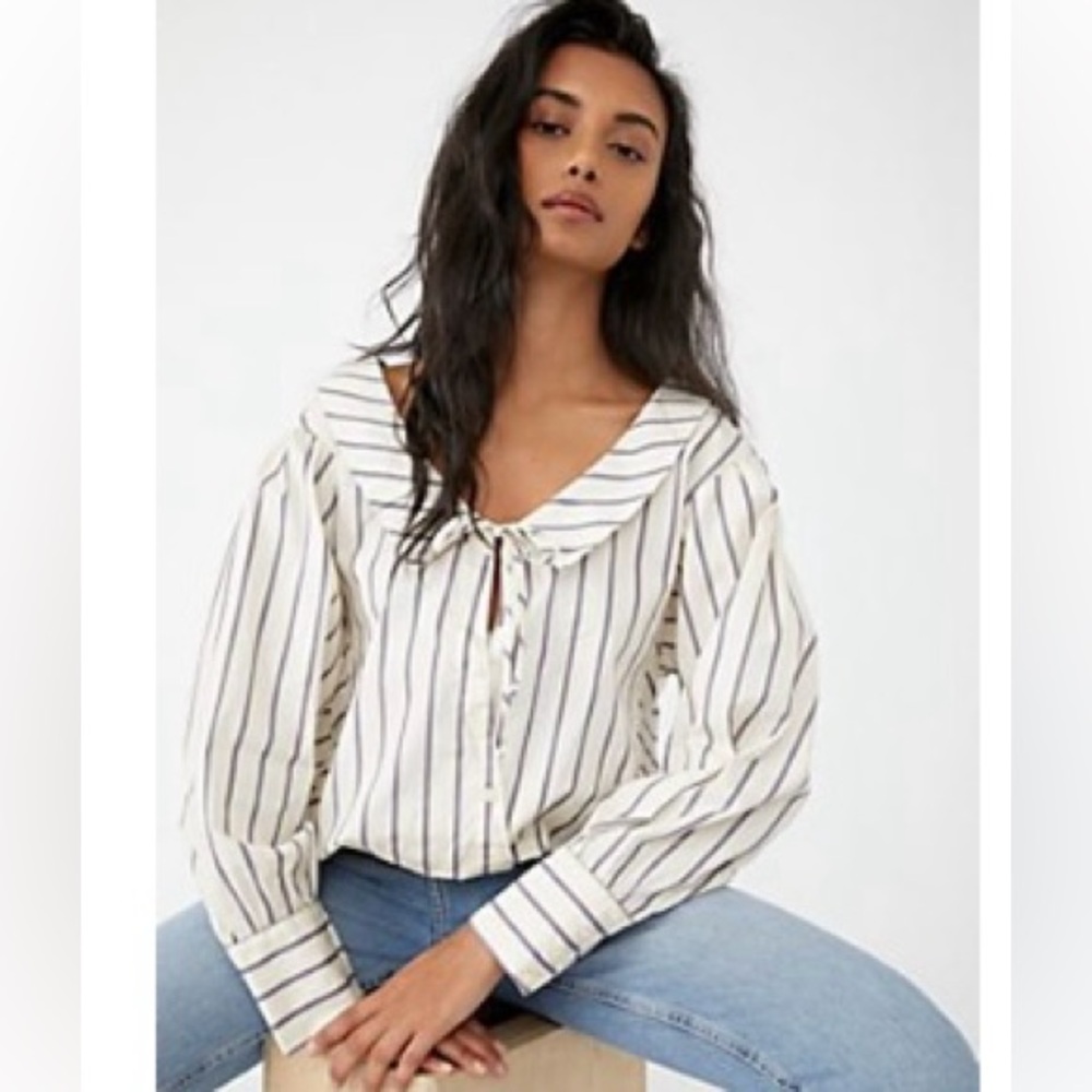 Free people button down shirt